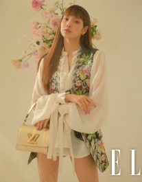 Blackpink Lisa Fashion Elle Korea Magazine April 2018