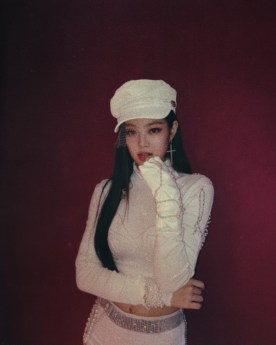 BLACKPINK Jennie Instagram Photo white outfit Music Core
