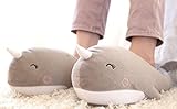 Smoko Adorable Plush Narwhal USB Heated Slippers