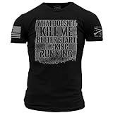 Grunt Style Start Running Men's T-Shirt (Black, X-Large)