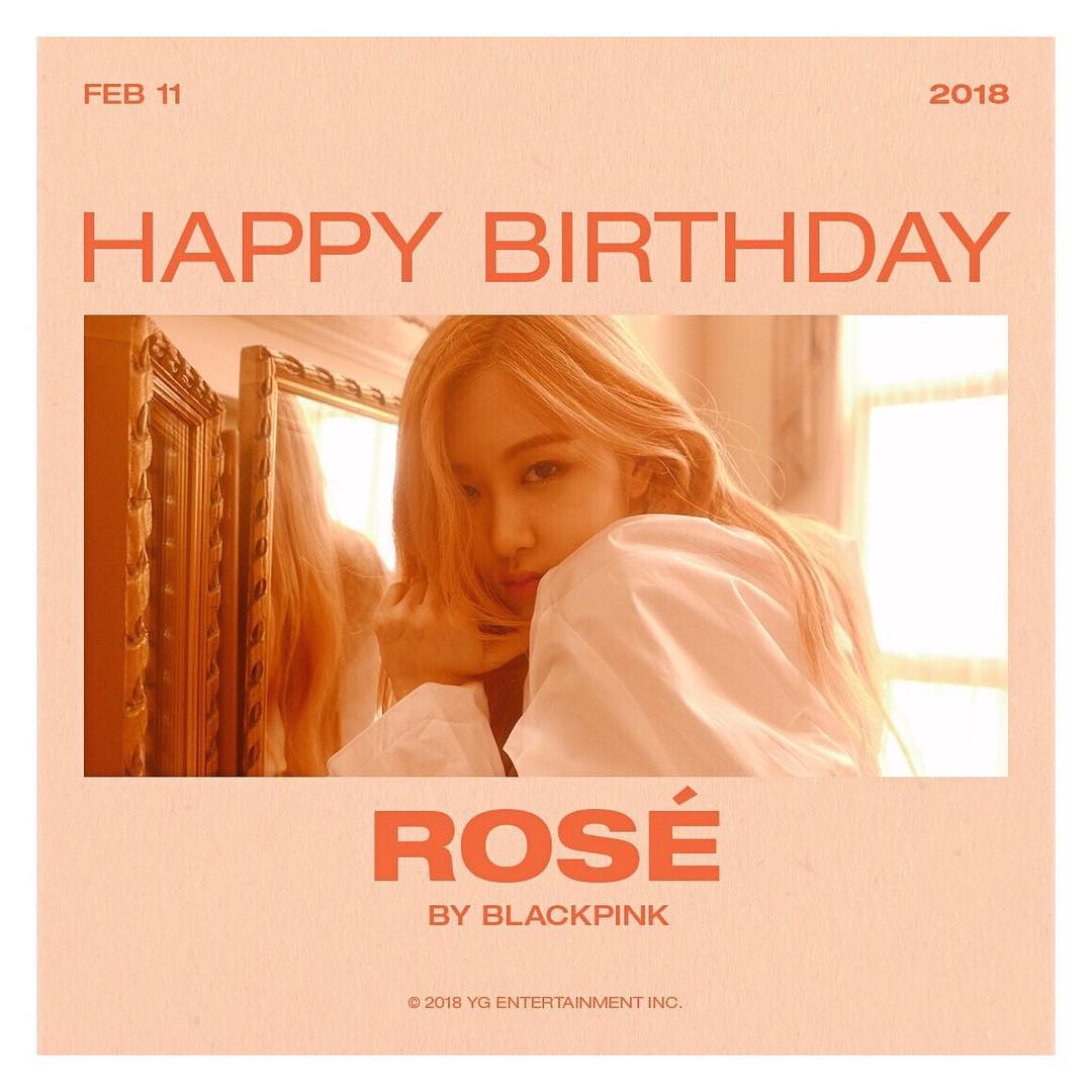 Blackpink Rose Birthday Instagram