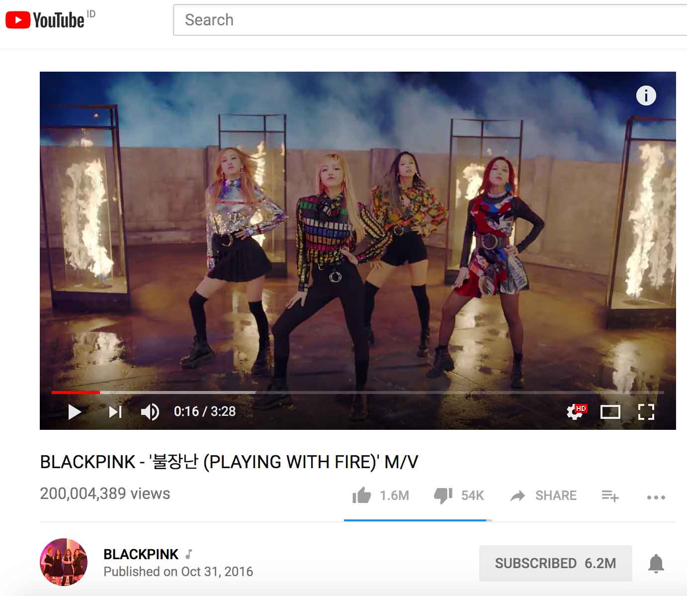 Blackpink-Playing-with-fire-200m-youtube-views