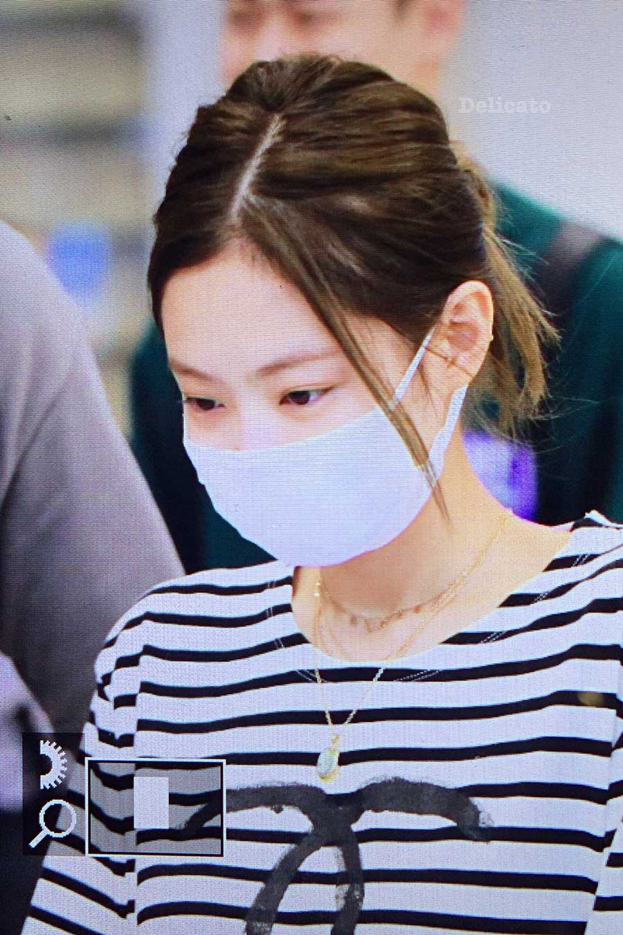 Blackpink Jennie Airport Fashion at Incheon airport 9 June 2018 from Chanel Event France