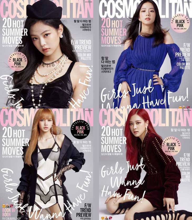 BLACKPINK For The New Cover Cosmopolitan Magazine August Issue