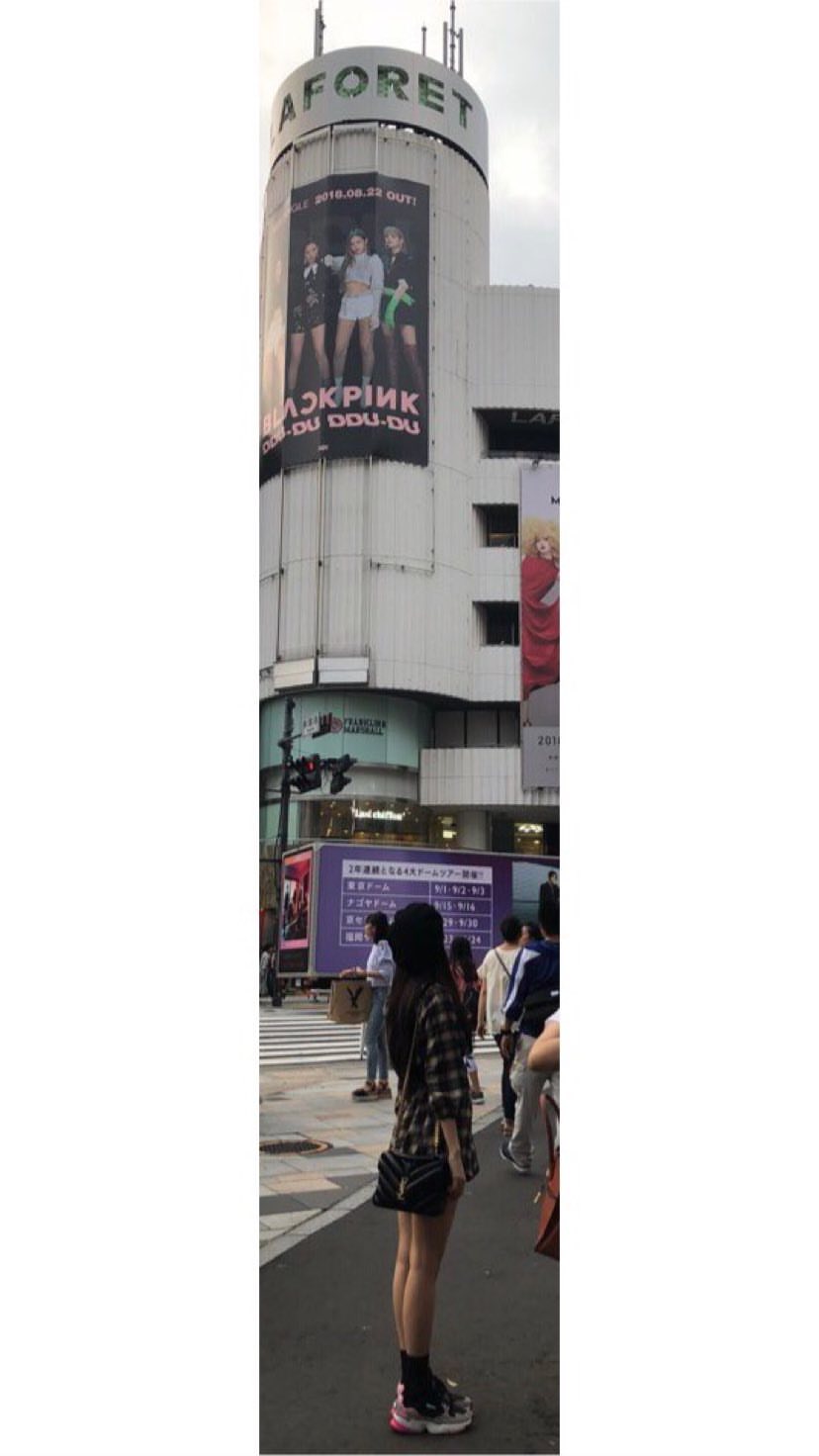 BLACKPINK Jisoo Instagram Story 27 August 2018 Japan billboard ads