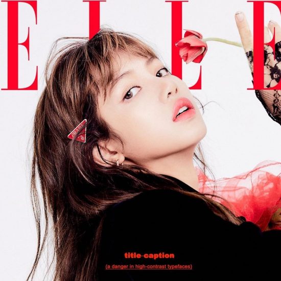 Lisa BLACKPINK Stars New Cover ELLE Korea February 2020 Issue
