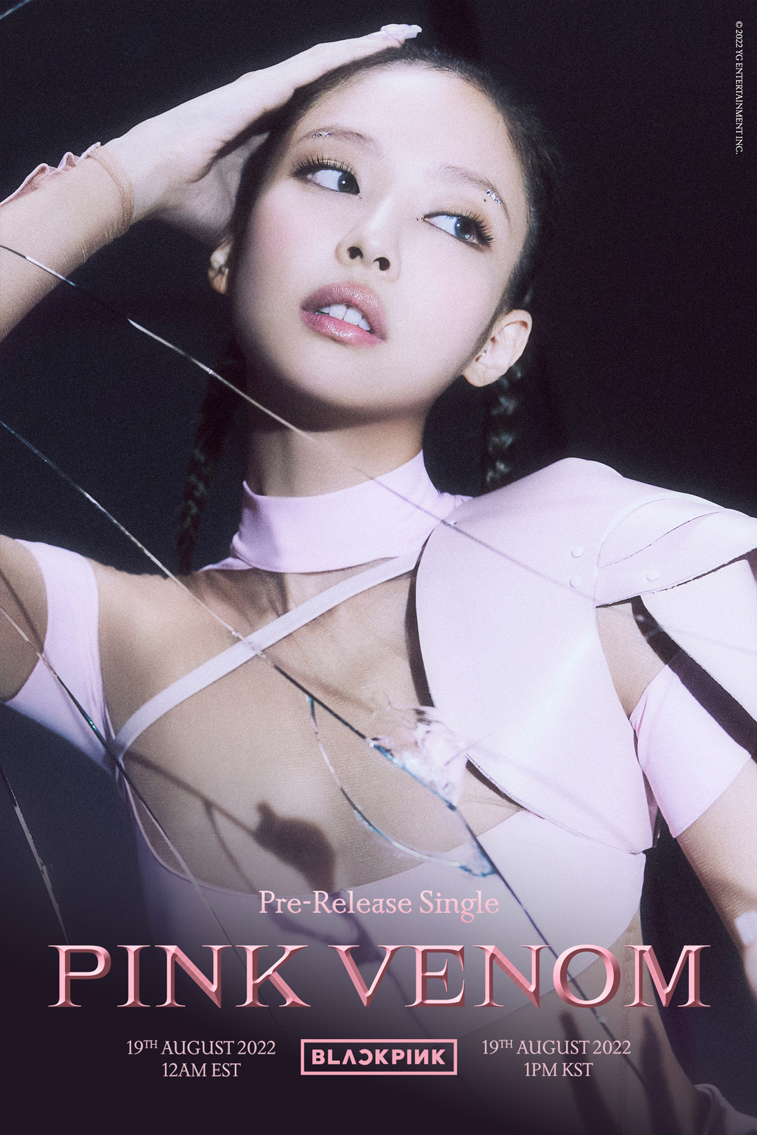 BLACKPINK Jennie 'Pink Venom' Title Poster