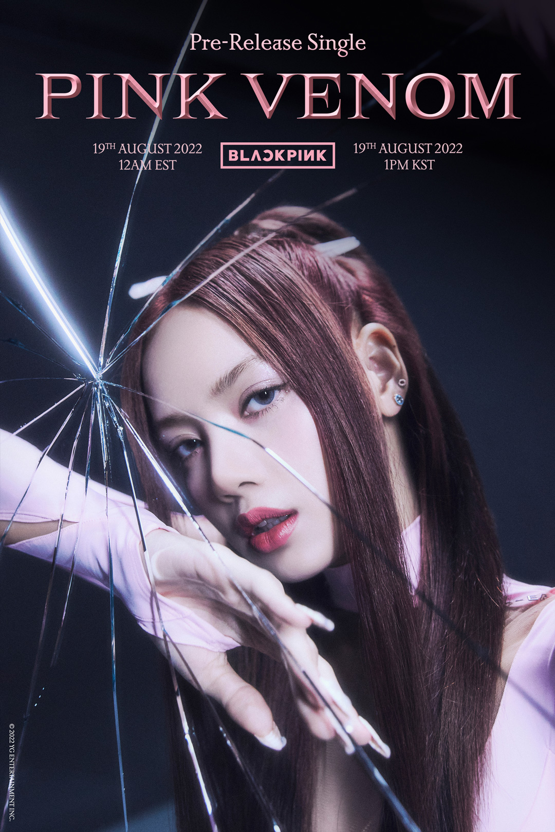 BLACKPINK Lisa 'Pink Venom' Title Poster