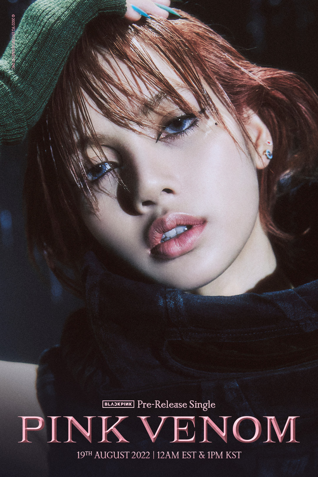 BLACKPINK Lisa 'Pink Venom' Title Poster