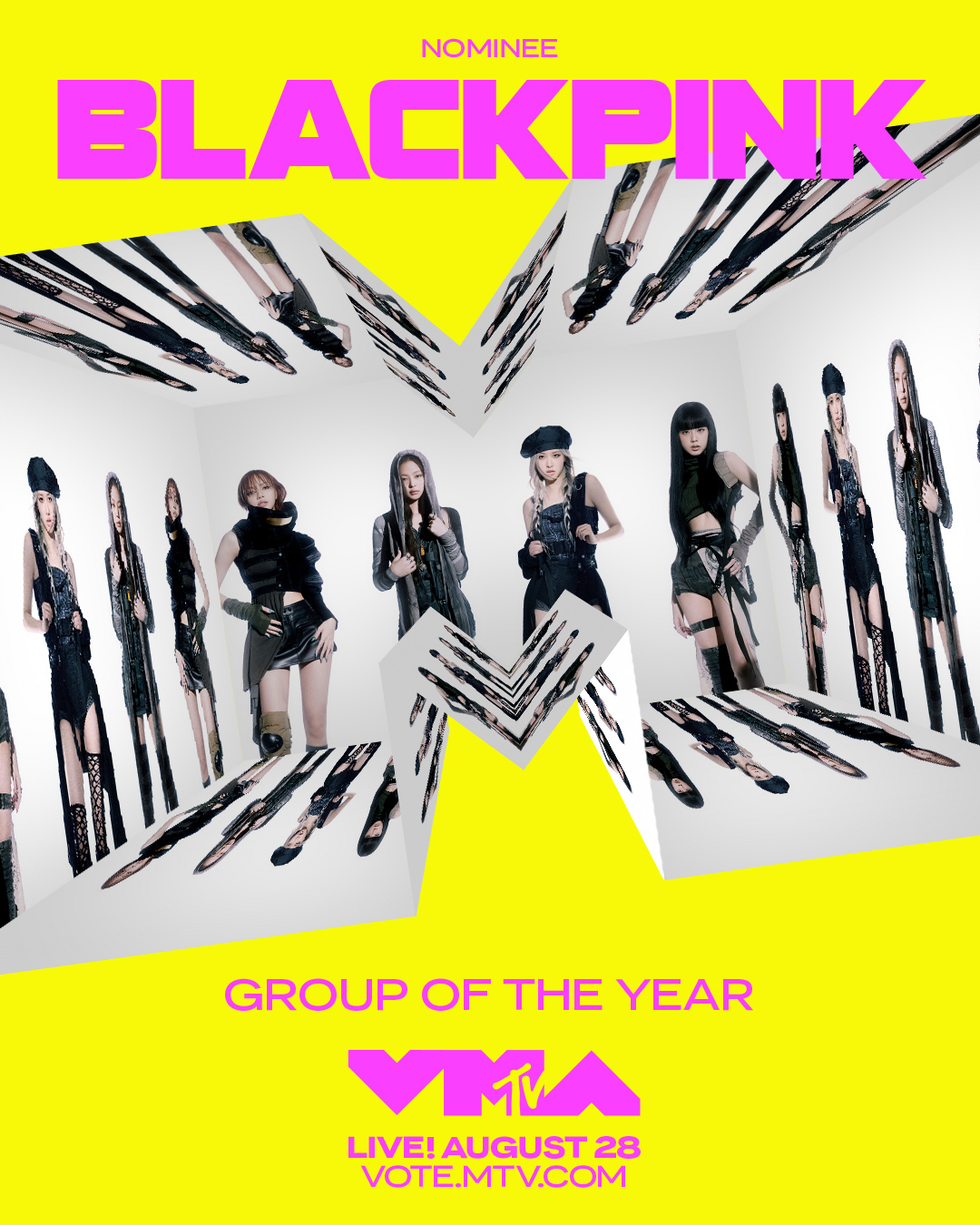 BLACKPINK To Perform at The 2022 VMAs 2022 on Sunday, August 28 at 8PM EST