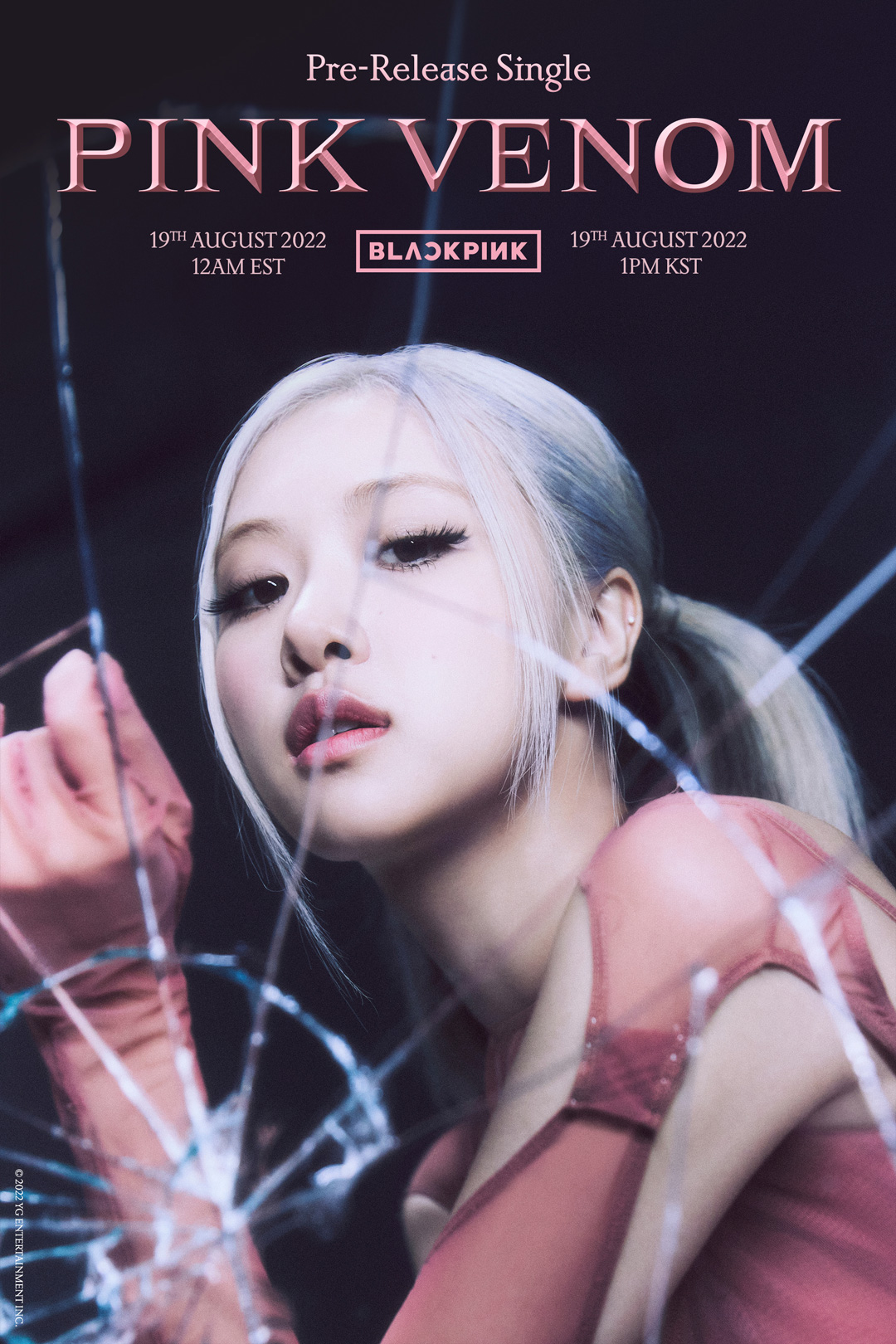 BLACKPINK Rosé 'Pink Venom' Title Poster