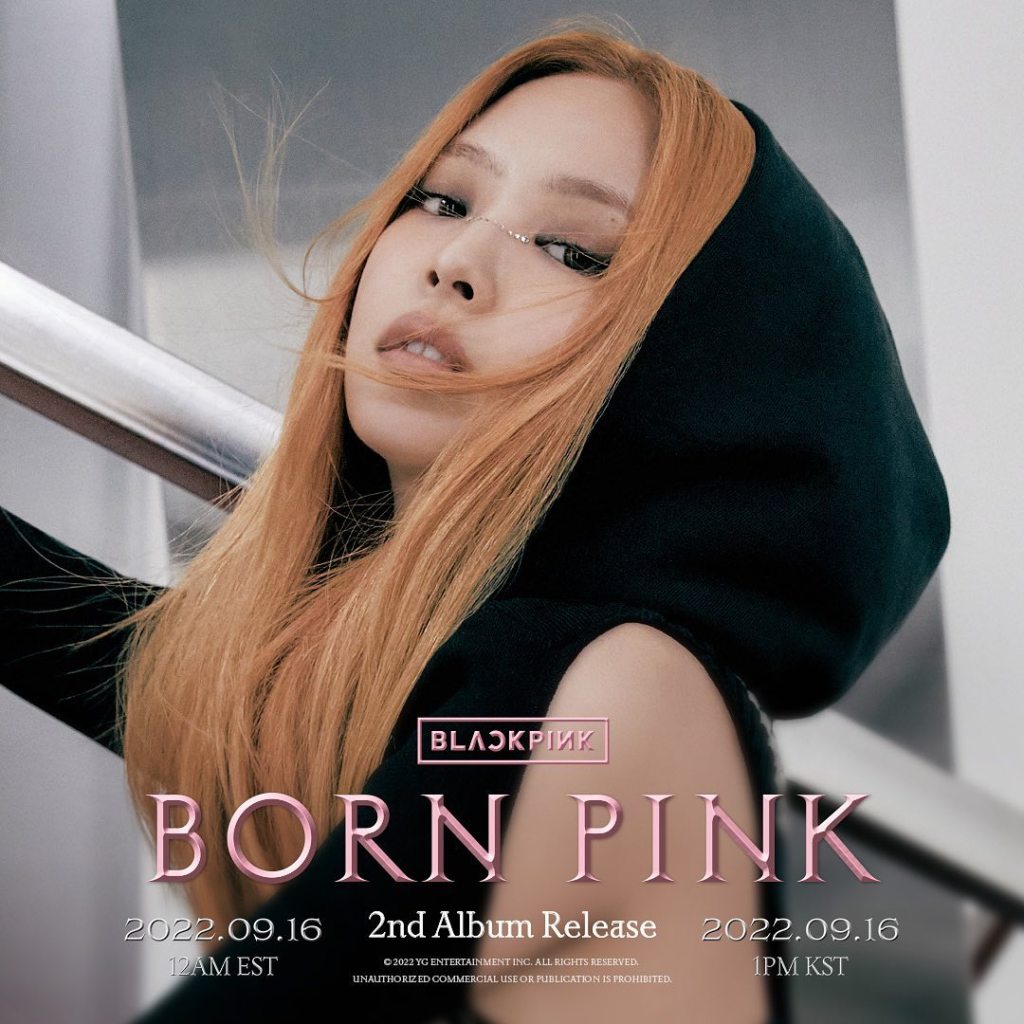 BLACKPINK Jennie BORN PINK Concept Poster Teaser