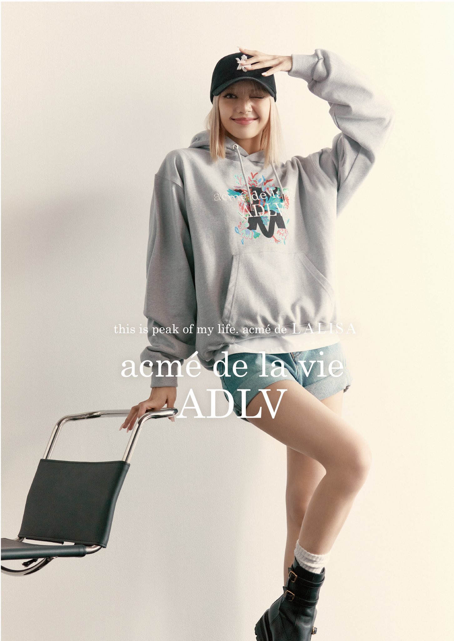 BLACKPINK Lisa acmé de la vie (ADLV) Korean Streetwear Brand