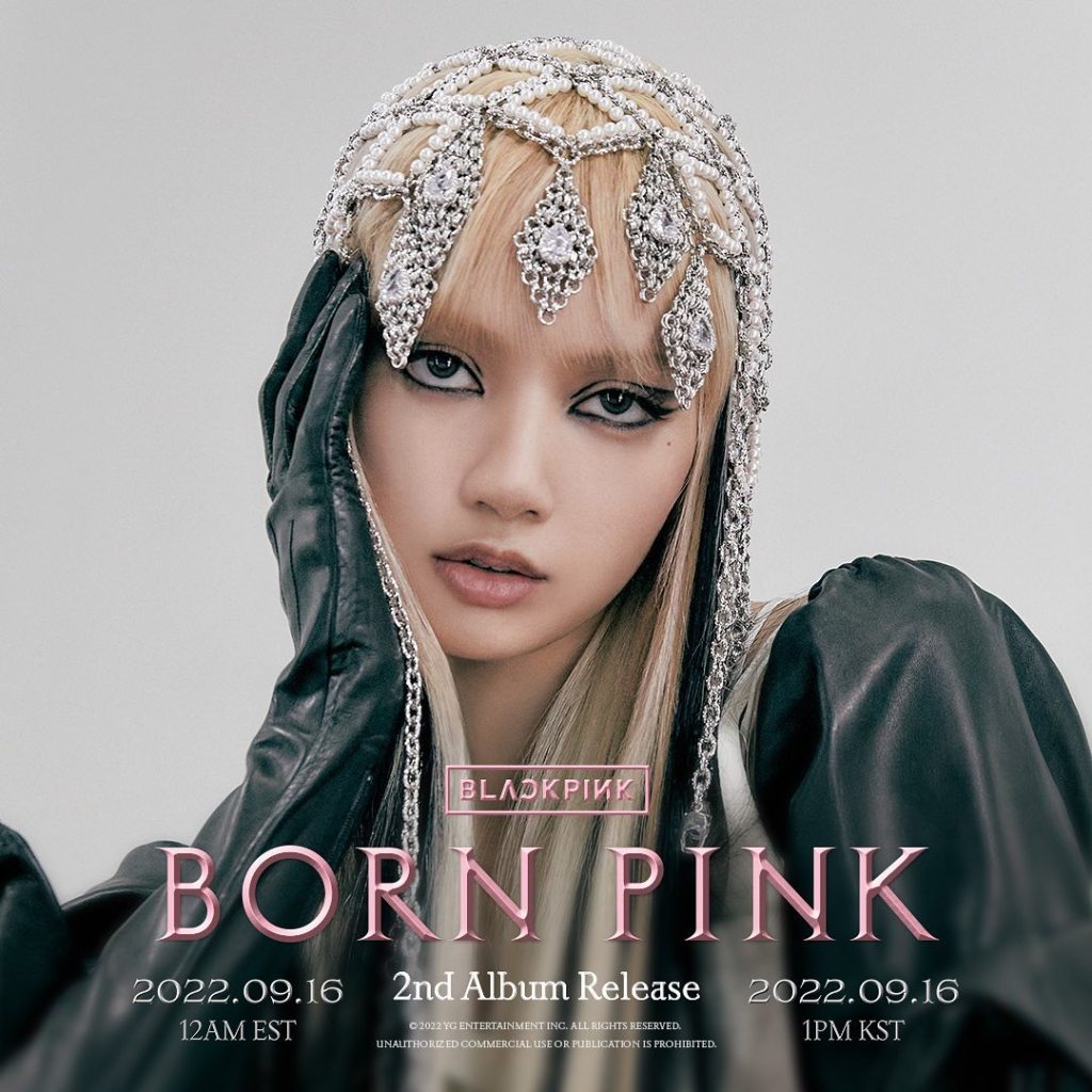 BLACKPINK Lisa BORN PINK Concept Poster Teaser