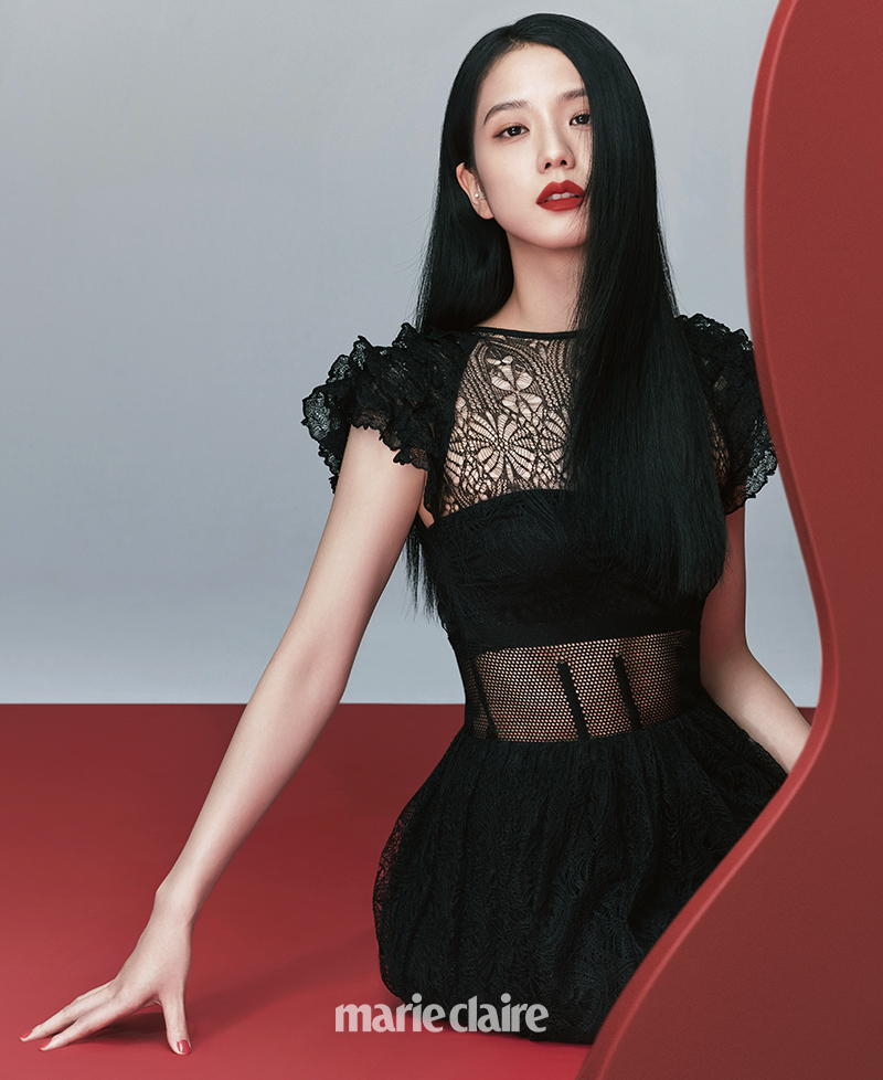 Jisoo x Marie Claire Korea teases the new Kshade of Dior Beauty